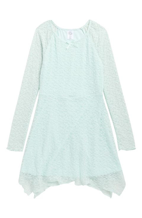 Kids' Long Sleeve Lace Dress