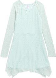 Treasure & Bond Kids' Long Sleeve Lace Dress