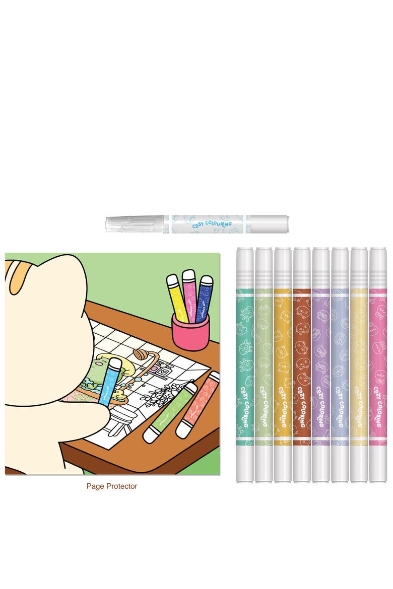 Cozy Coloring, Little Things Art Kit, Adult Coloring Book Set, Alternate, color, Multicolored
