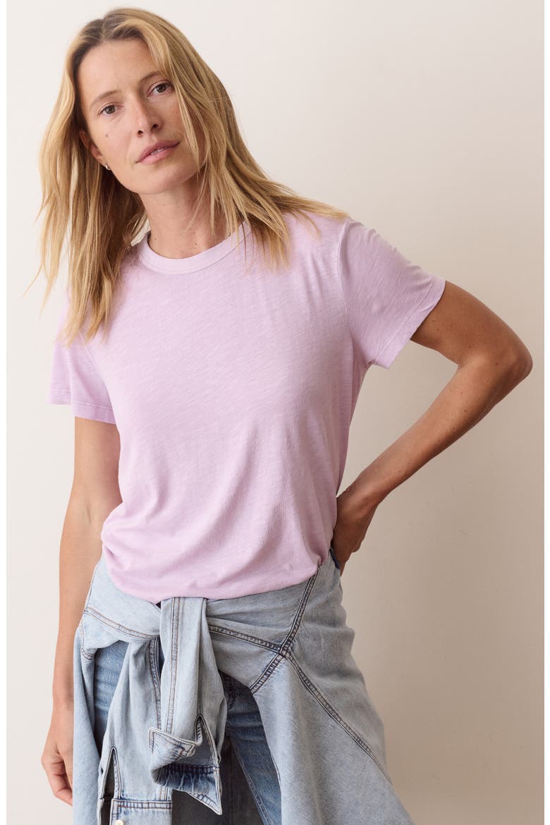 Tried & True Crewneck T-Shirt, Alternate, color, LILAC