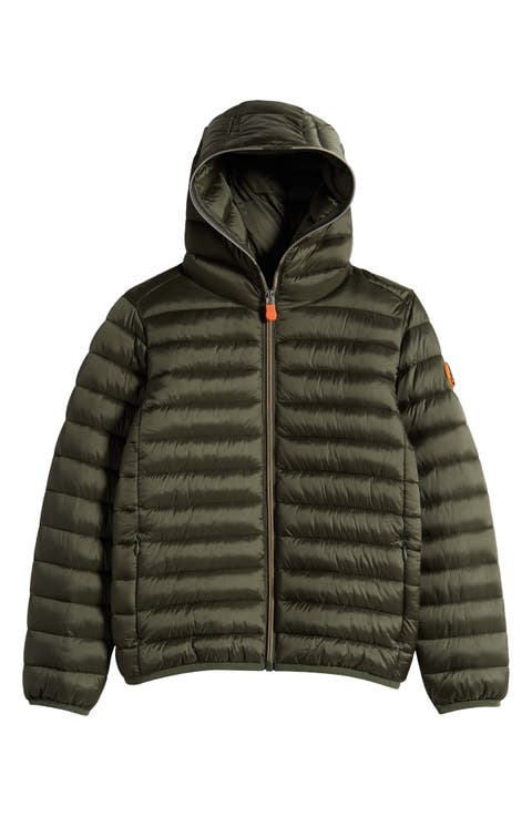Kids' Iris Shiny Water Repellent Hooded Puffer Jacket