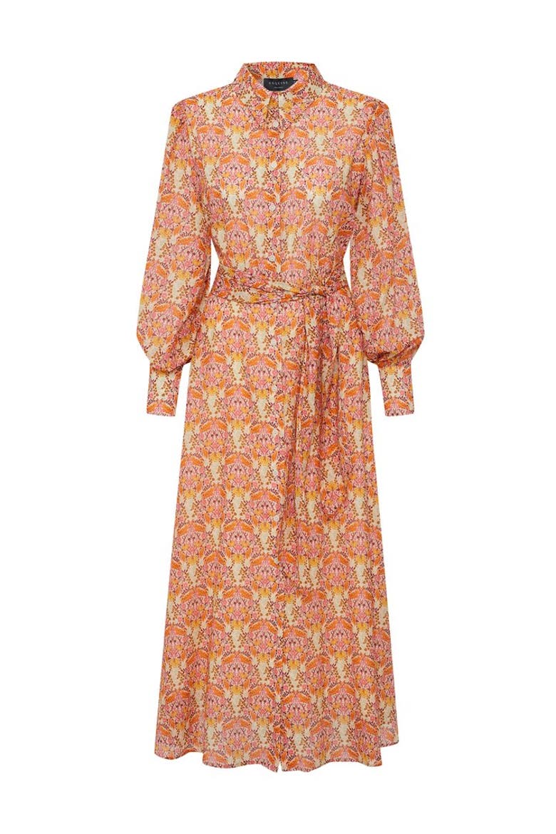 Allison Midi Dress, Alternate, color, MULTI COLOR