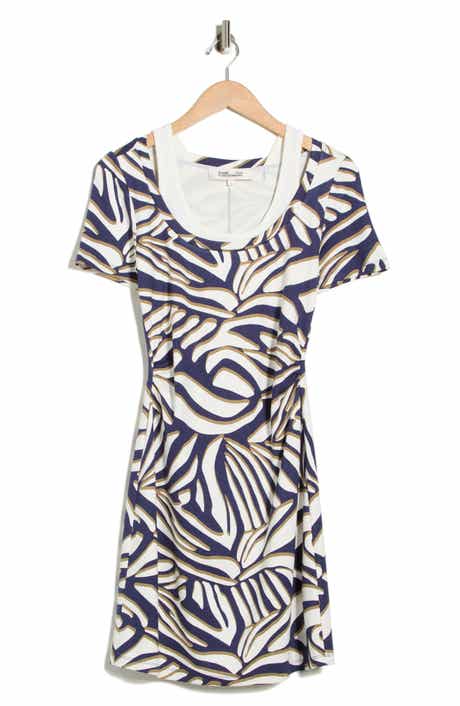 Diane von Furstenberg Maeve Short Sleeve A-Line Dress