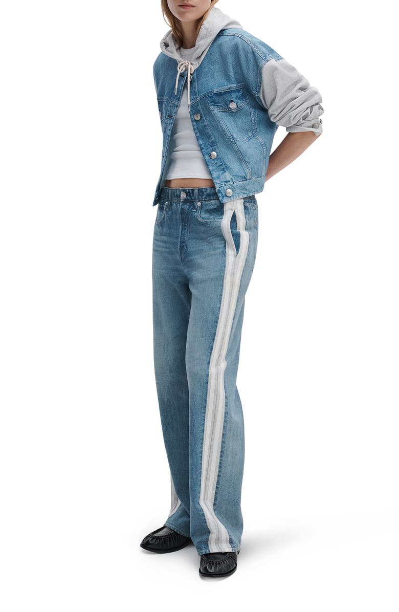 rag & bone Miramar Mixed Media Jacket, Alternate, color, Sport