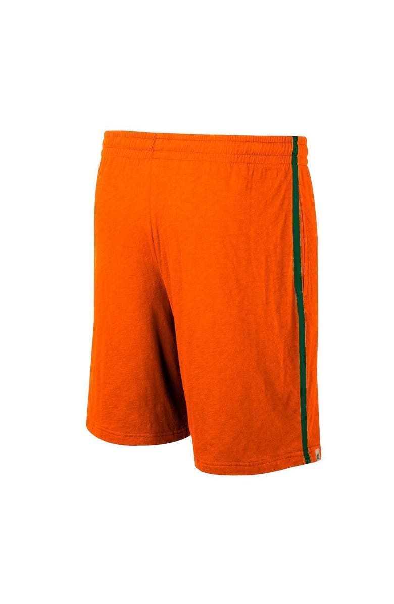 COLOSSEUM Men's Colosseum Orange Miami Hurricanes Thunder Slub Shorts, Alternate, color, 