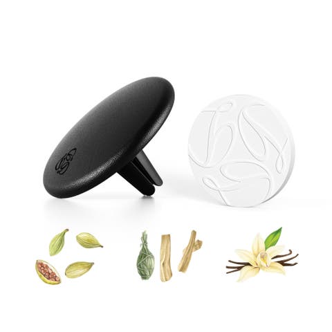 Oud Black Lambskin Car Diffuser and Insert
