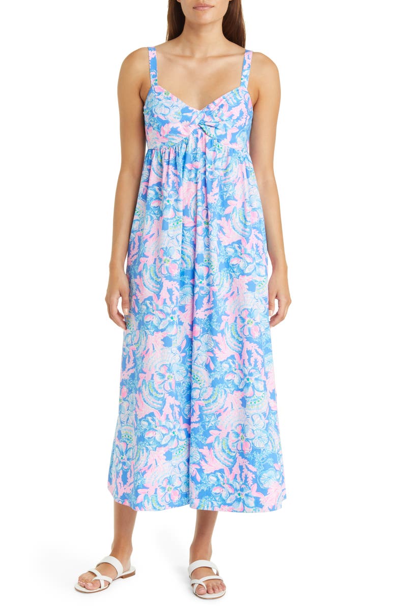 Lilly Pulitzer<sup>®</sup> Azora Floral Cotton Sundress, Main, color, 