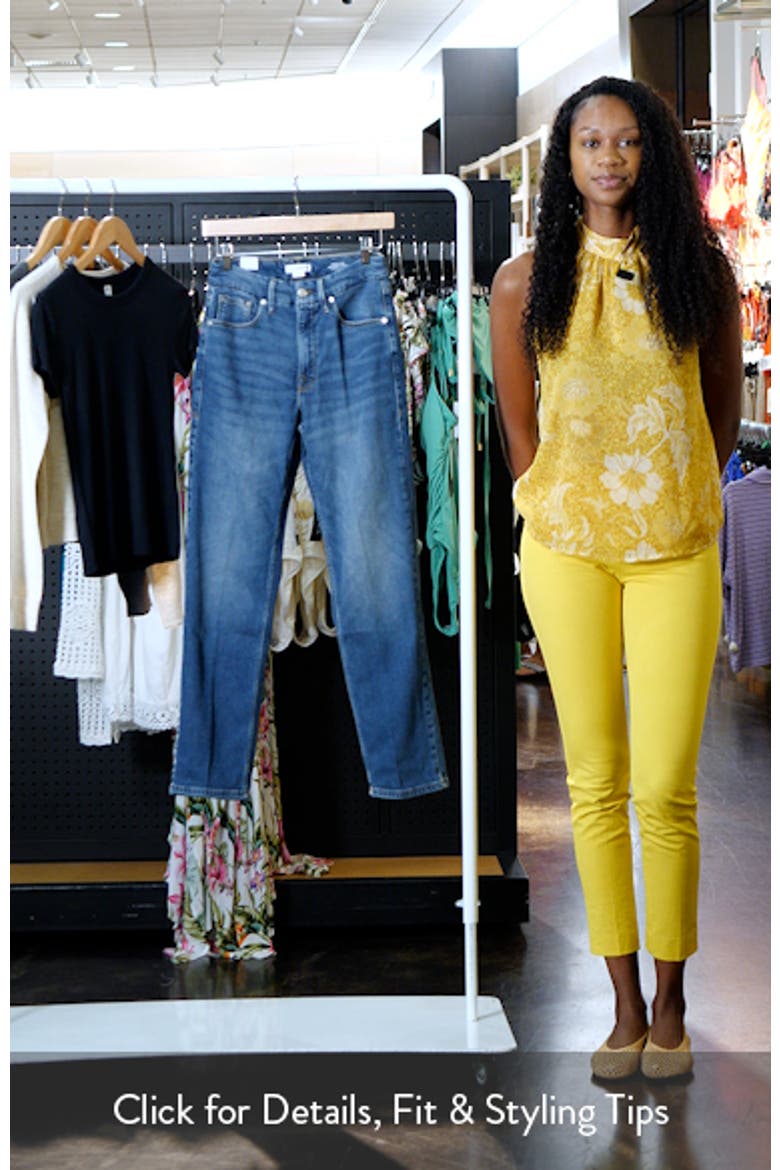 Good Icon High Waist Straight Leg Jeans video