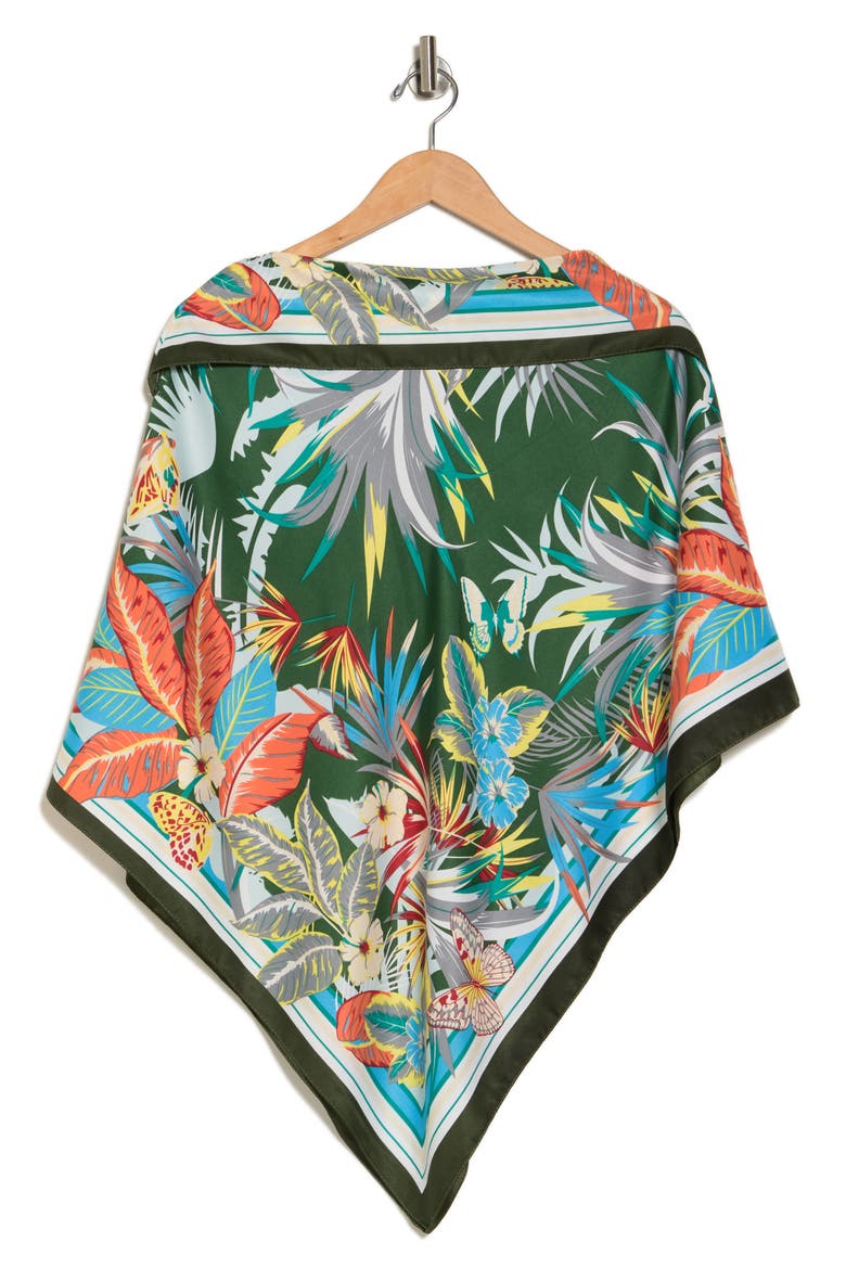 Tropical Ruana, Alternate, color, GREEN