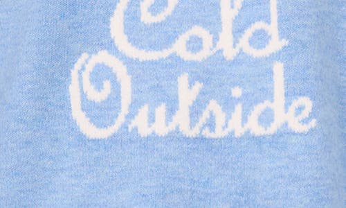 Cece Baby It's Cold Outside Sweater In Blue