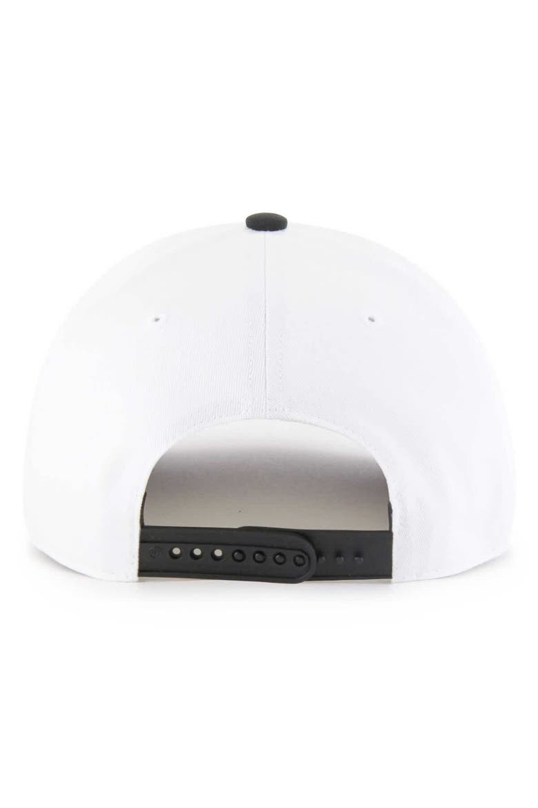 Men's '47 White/Black San Antonio Spurs Roscoe Two-Tone Hitch Adjustable Hat, Alternate, color, White