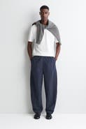 COS Zip-Detail Relaxed-Fit Straight-Leg Pants