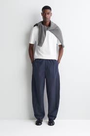 COS Zip-Detail Relaxed-Fit Straight-Leg Pants