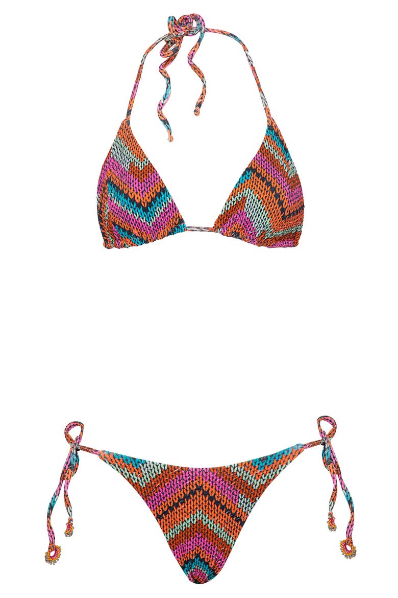 Balmy Reversible Bikini Top, Alternate, color, PINK