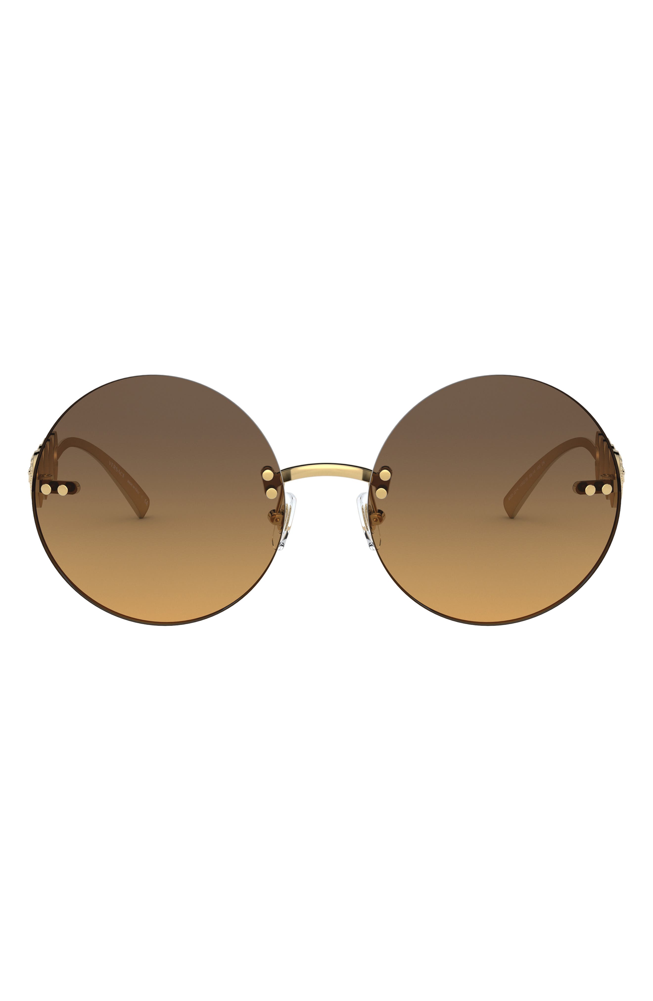 Versace 59mm Round Sunglasses