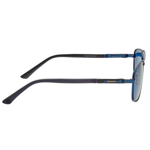 Breed Mens Blue Rectangular Sunglasses Bsg067c5 In Navy/blue