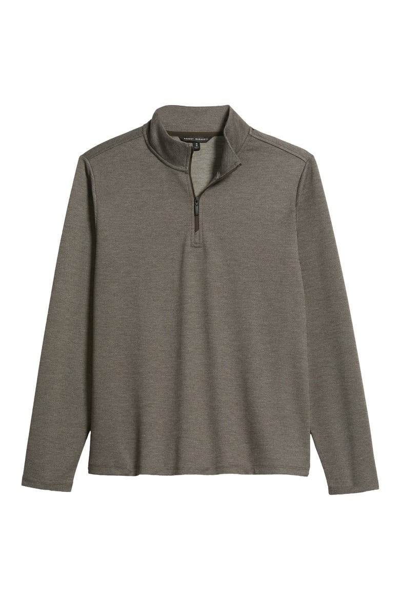Rupert Quarter Zip Pullover, Alternate, color, ESPRESSO