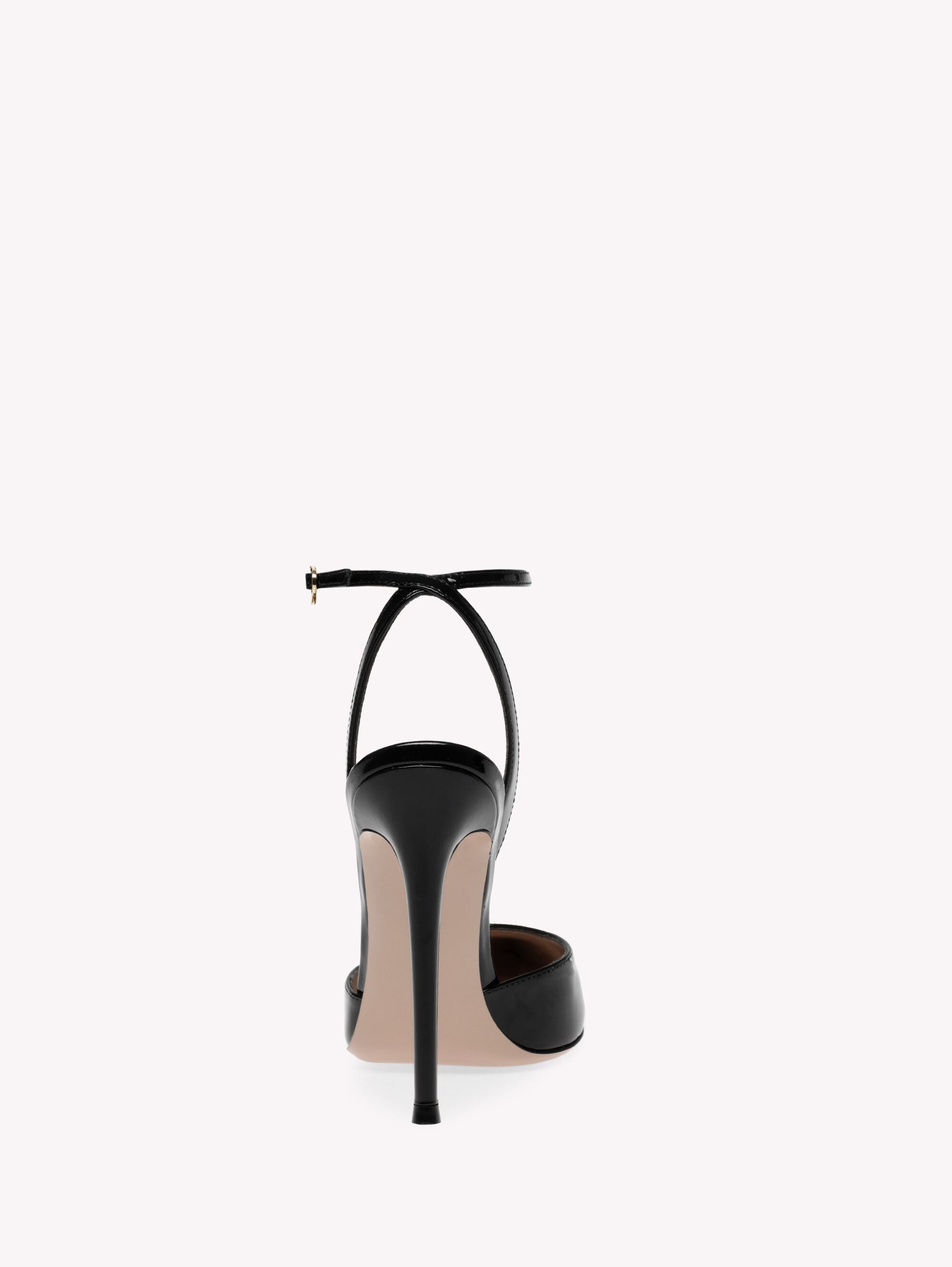 Cara Ankle Pump, Alternate, color, Black Calf Leather
