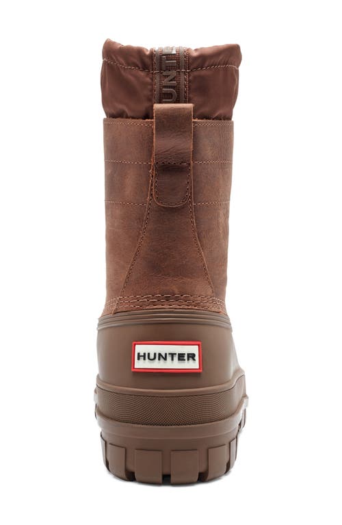 Hunter Skylar Waterproof Boot In Brown