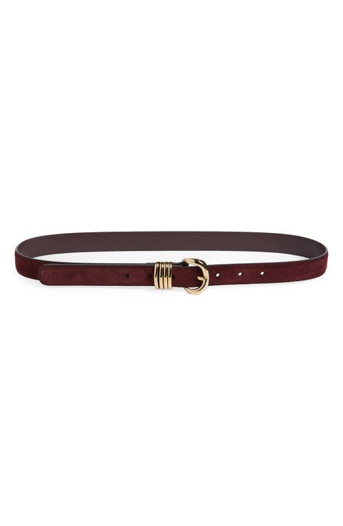 Suede Keeper Belt