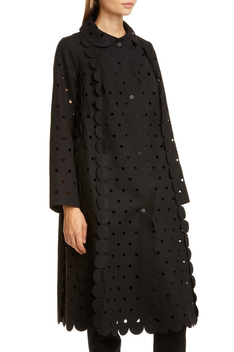 Laser Cut Coat, Alternate, color, BLACK