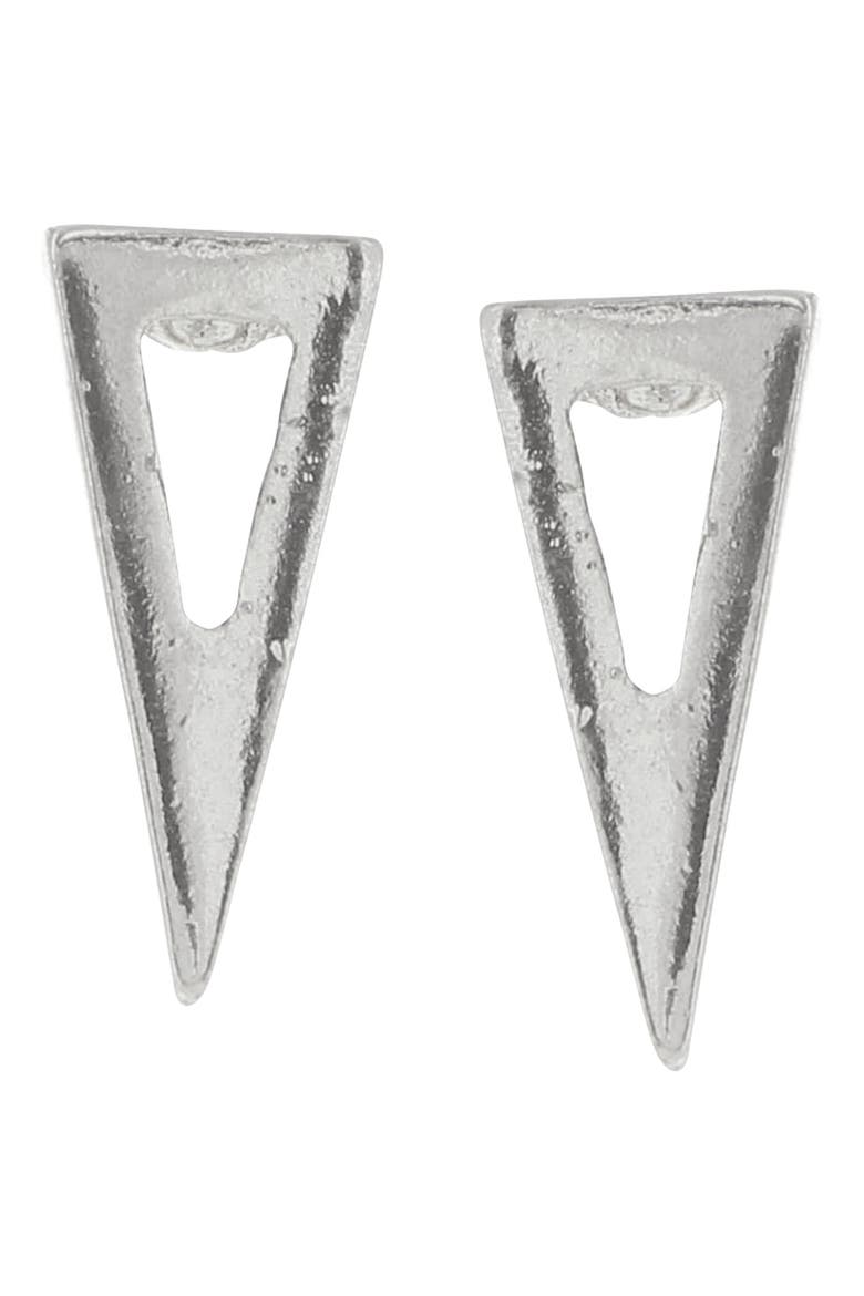 Rosa Dainty Arrow Stud Earrings, Alternate, color, GOLD