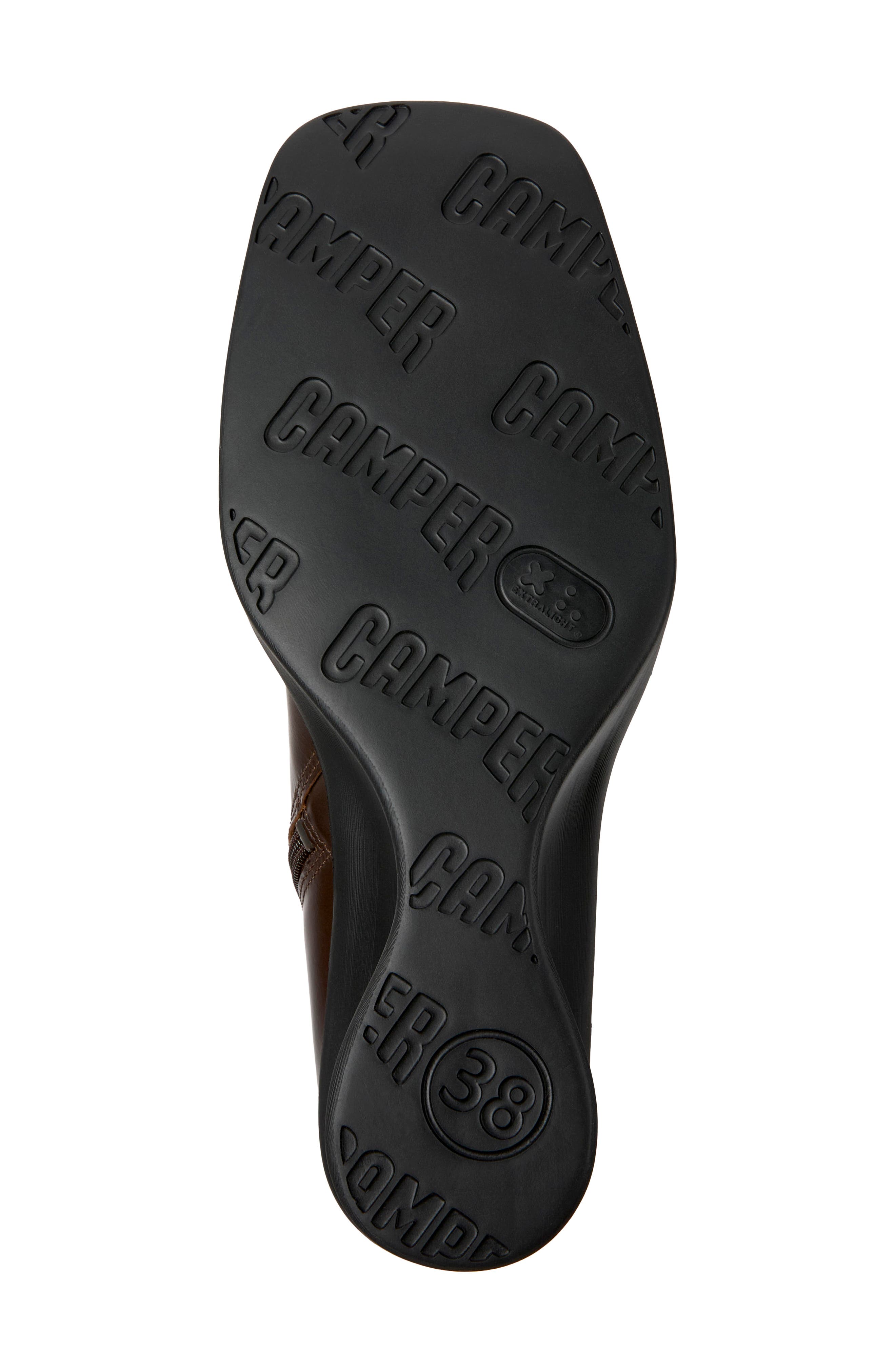 Louise Wedge Boot, Alternate, color, DARK BROWN