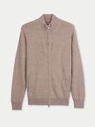 Gobi Cashmere Timeless Full-Zip Cashmere Cardigan