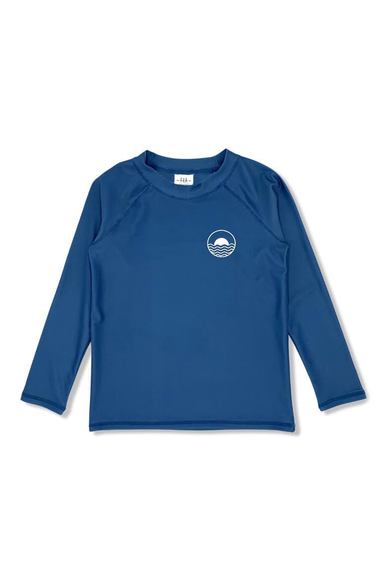 Icon Long Sleeve Rashguard, Main, color, NAVY