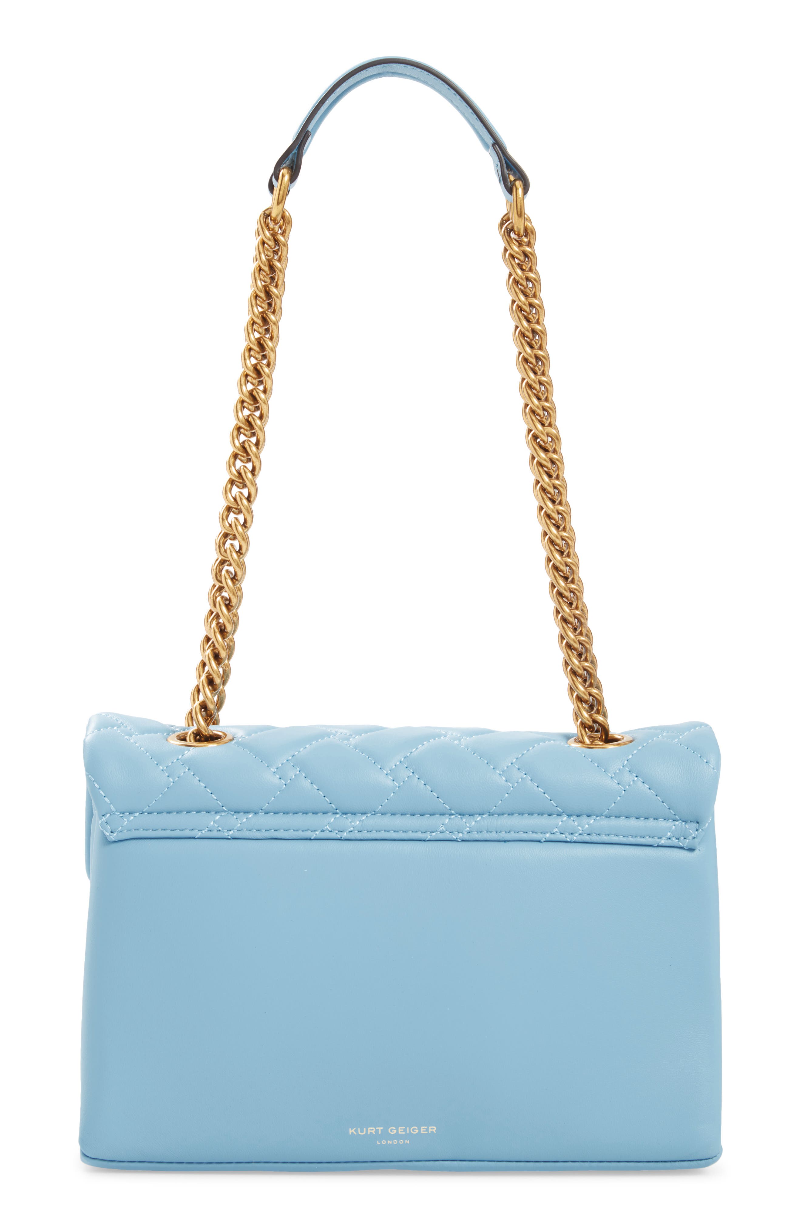 Kurt Geiger London Kensington Quilted Leather Shoulder Bag, Alternate, color, 