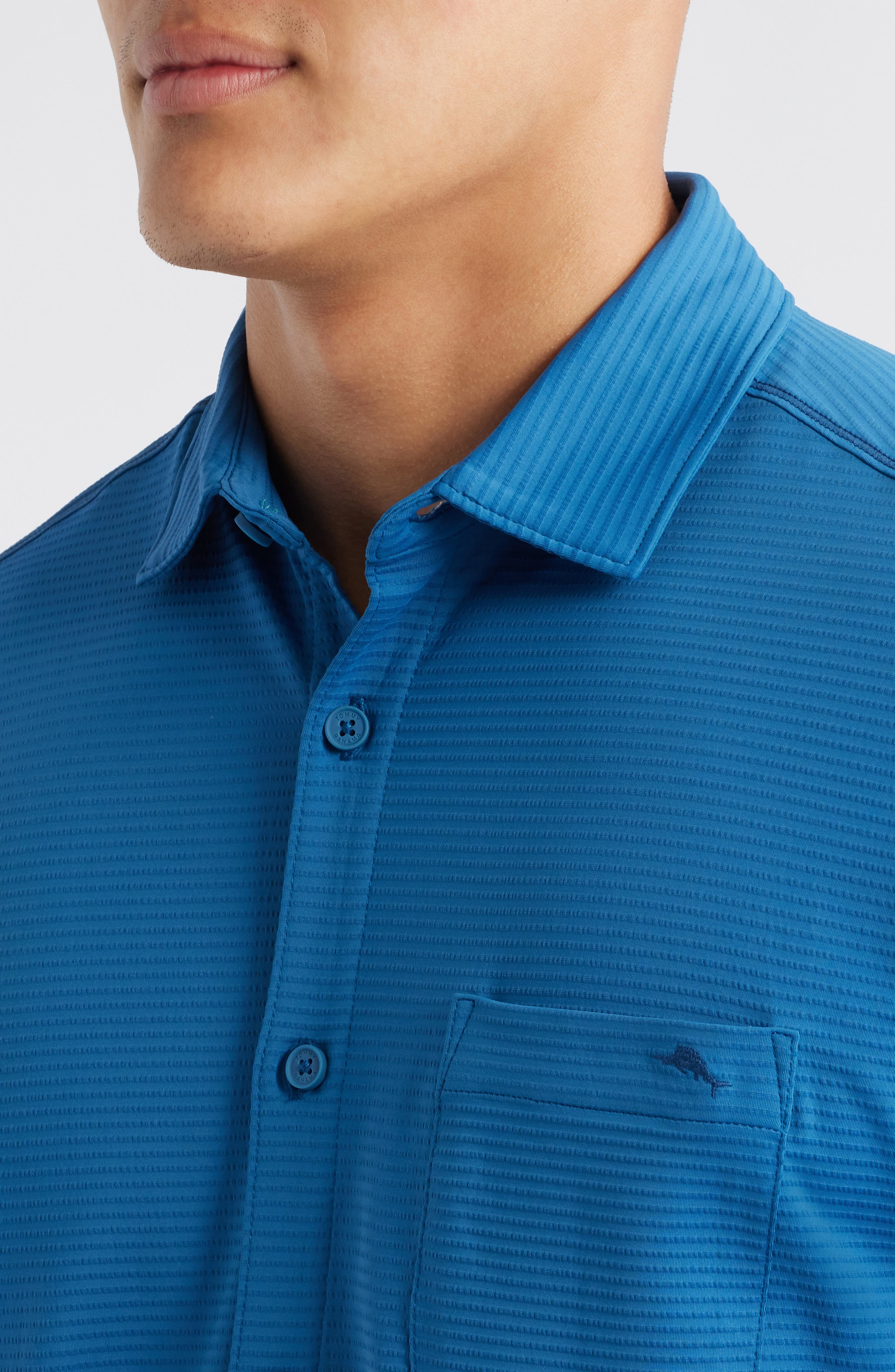 Costa Wave Short Sleeve Button-Up Shirt - image 2