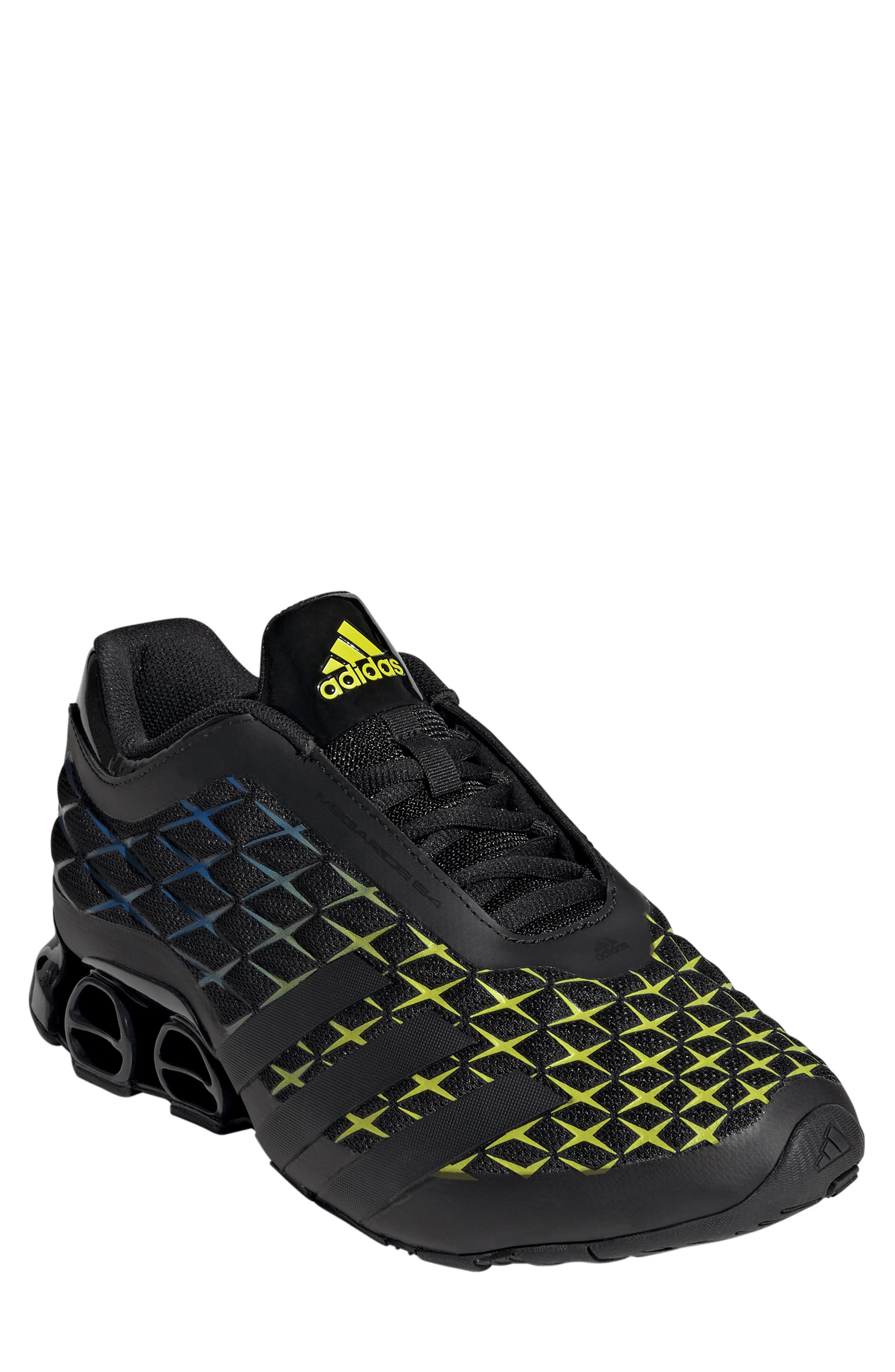 adidas Gender Inclusive Megaride S4 Sneaker, Main, color, Black/ Black/ Solar Yellow