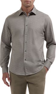 Bugatchi James OoohCotton Performance Long Sleeve Shirt