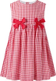 Rachel Riley Gingham Bow Dress