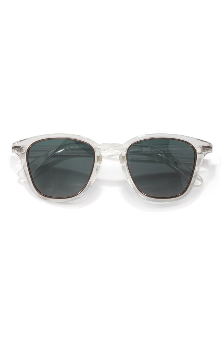 Andiamo 50mm Polarized Sunglasses, Main, color, CLEAR FOREST