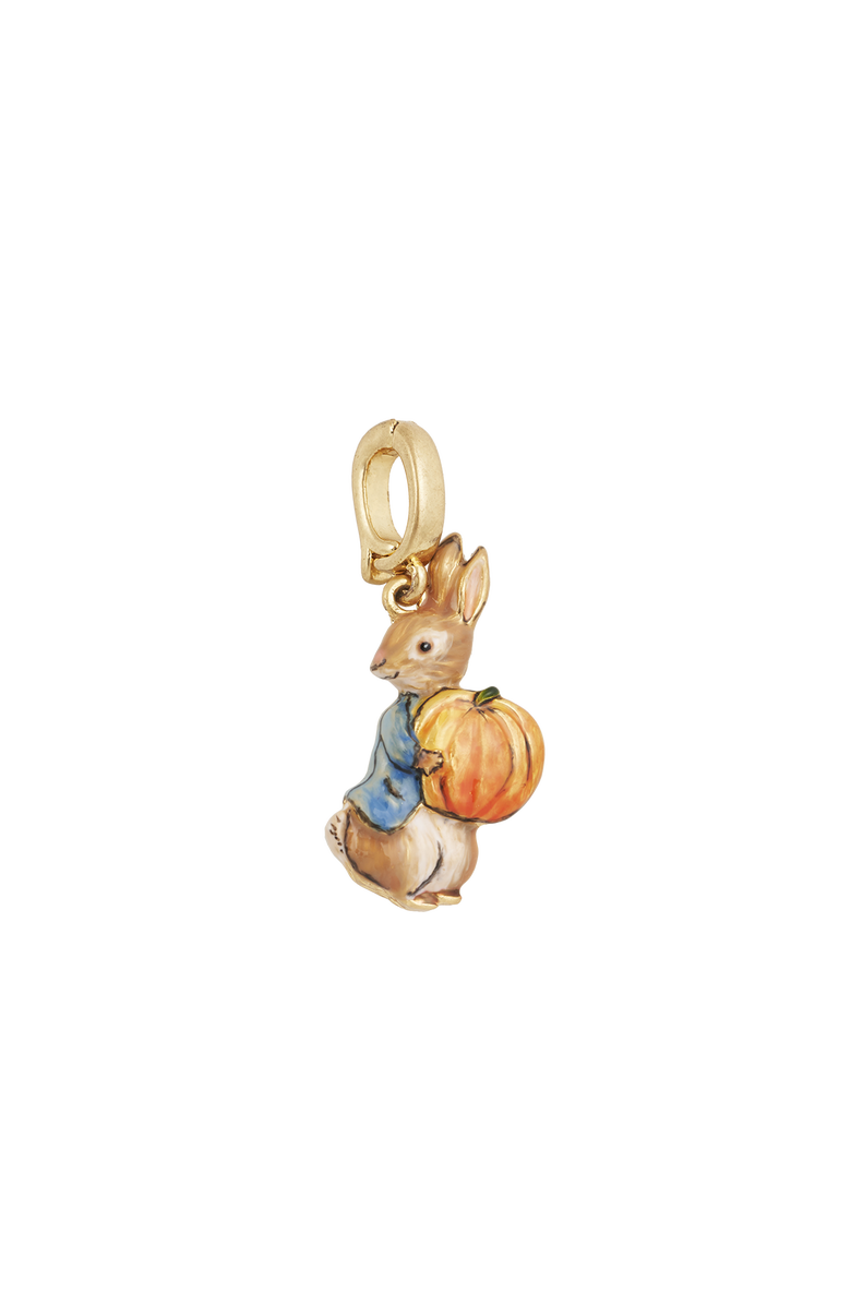 Fable England x Peter Rabbit Pumpkin Charm, Main, color, Gold