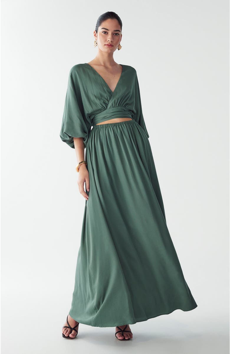 ST MRLO Rowe Maxi Dress, Alternate, color, Eucalyptus