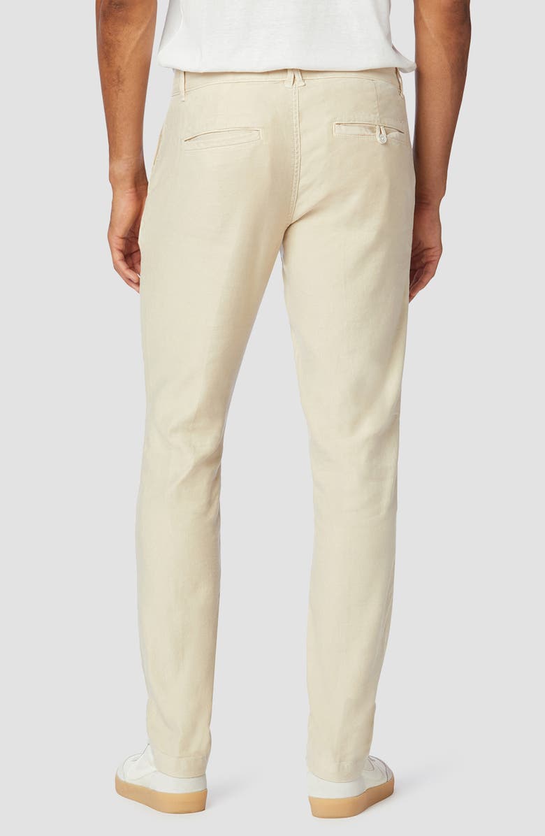Hudson Jeans Classic Slim Straight Fit Stretch Linen Blend Chino Pants, Alternate, color, 