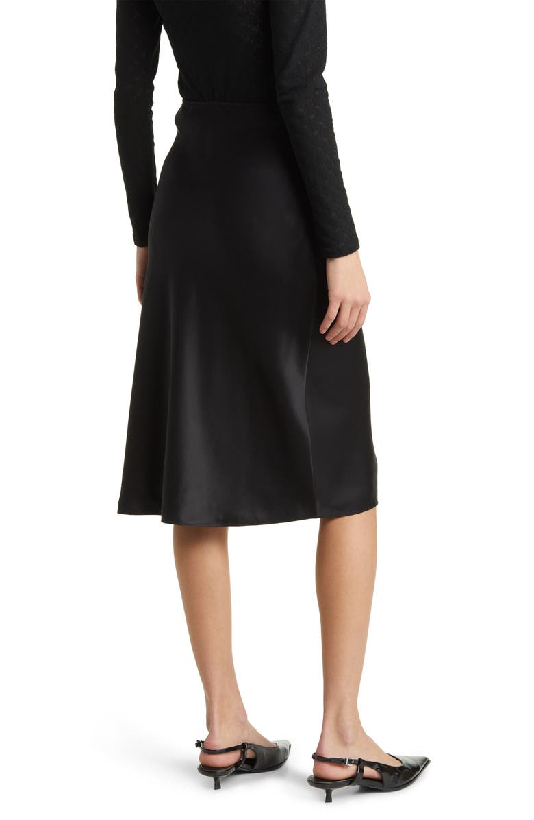 FRAME '90s Bias Cut Silk Pencil Skirt, Alternate, color, 