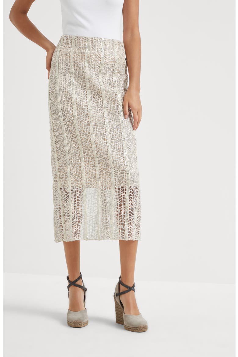 Column skirt, Alternate, color, Oat