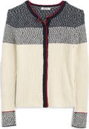 Madewell Stripe Bouclé Cardigan