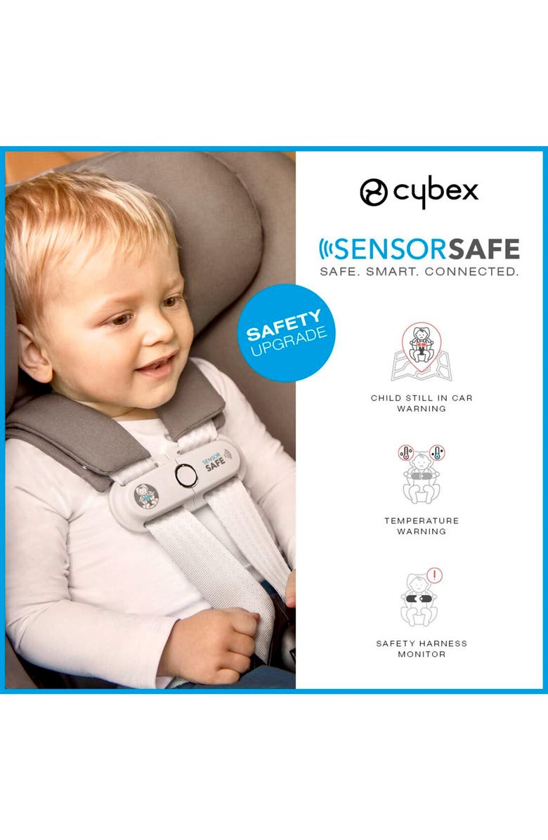 CYBEX Platinum Cloud T Comfort Extend SensorSafe<sup>™</sup> Car Seat & Base, Alternate, color, Sepia Black