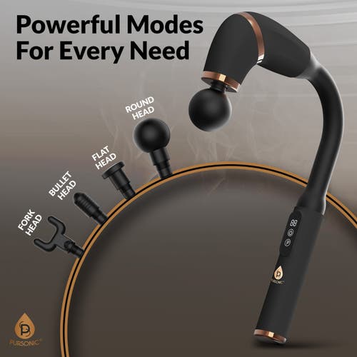 Pursonic Ultimate U-shaped Massage Gun In Black