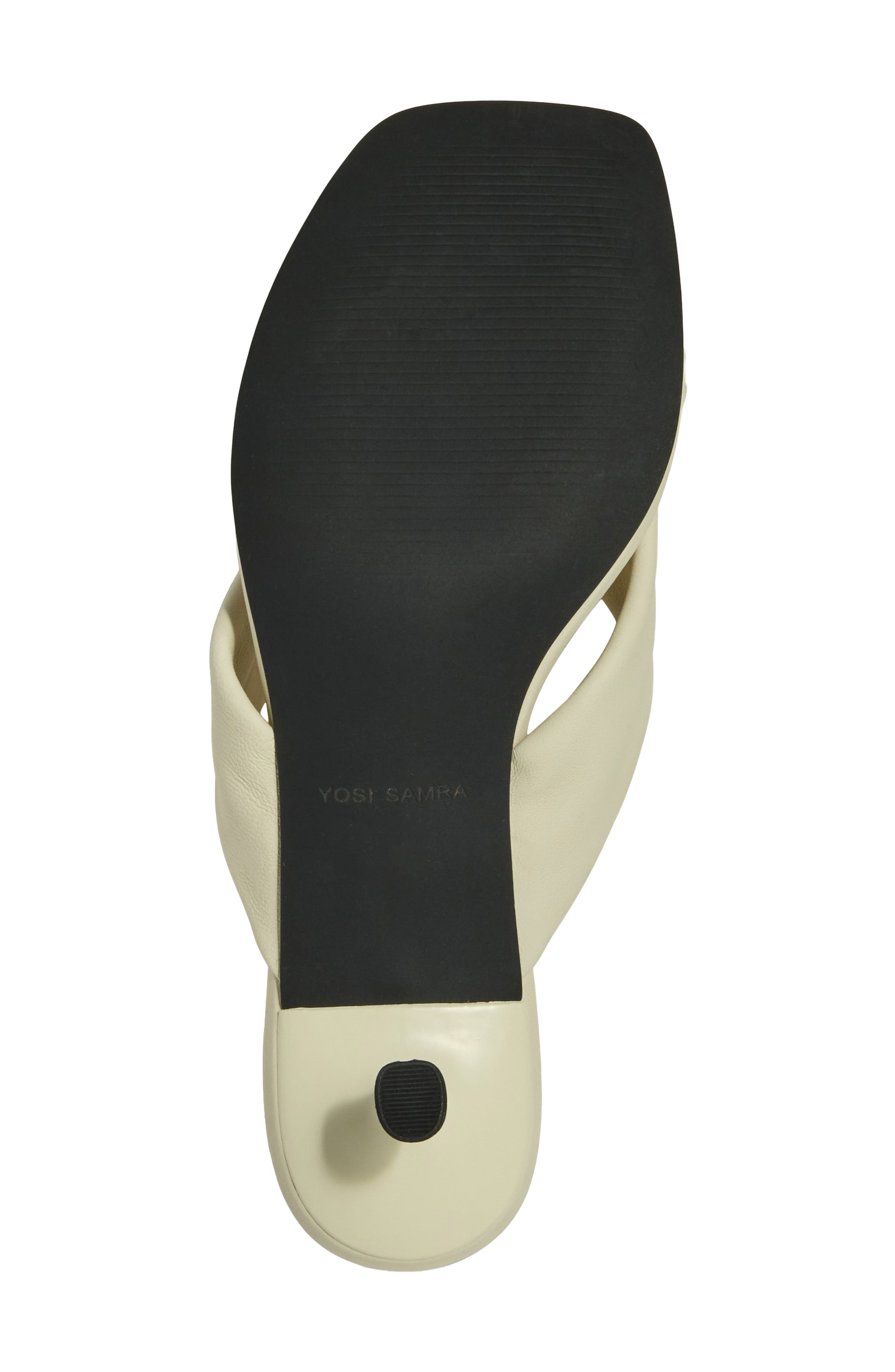 Eva Thong Kitten Heel Sandal, Alternate, color, CREAM