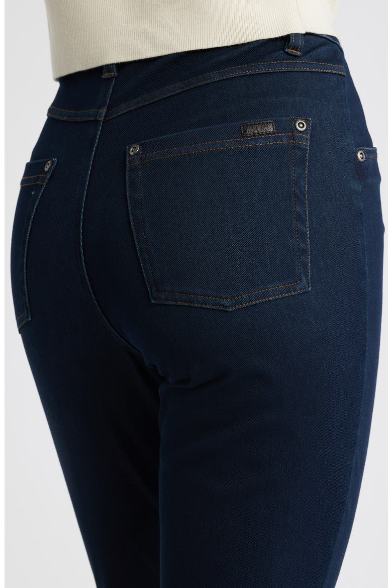 Baby Bootcut Denim Leggings, Alternate, color, BLACK INDIGO