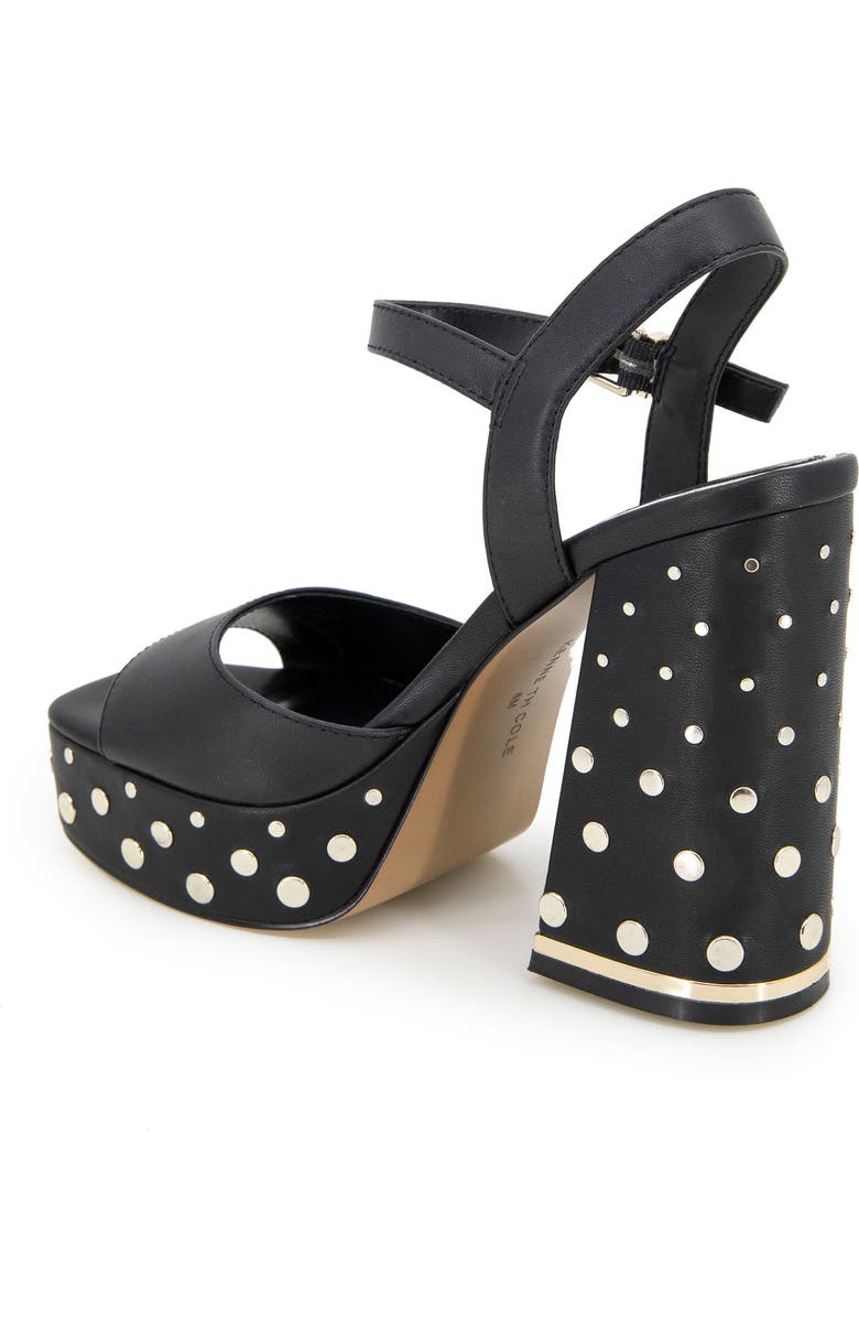 Kenneth Cole New York Dolly Stud Ankle Strap Platform Sandal, Alternate, color,