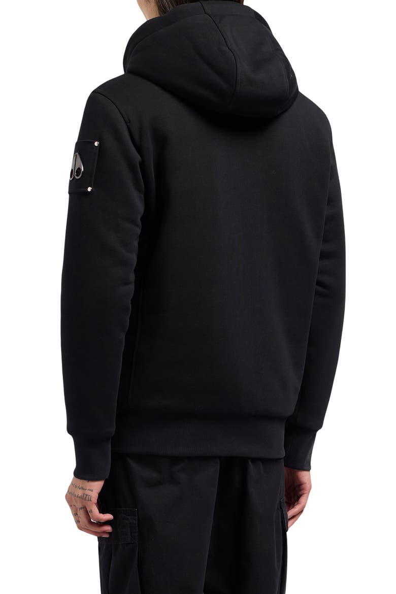 Classic Bunny Fleece Jacket with Removable Faux Fur Lining, Alternate, color, BLACK