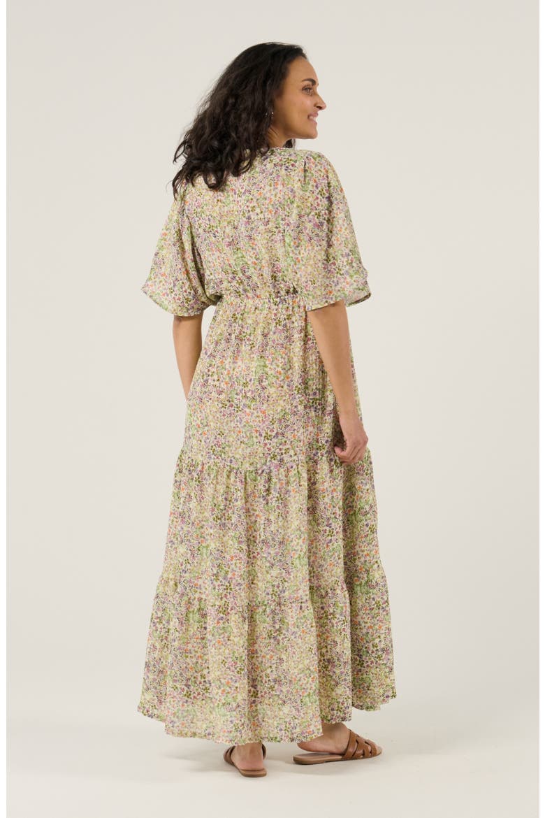Maternity and Nursing Maxi Bohemian Dress Juliette, Alternate, color, Multicolor