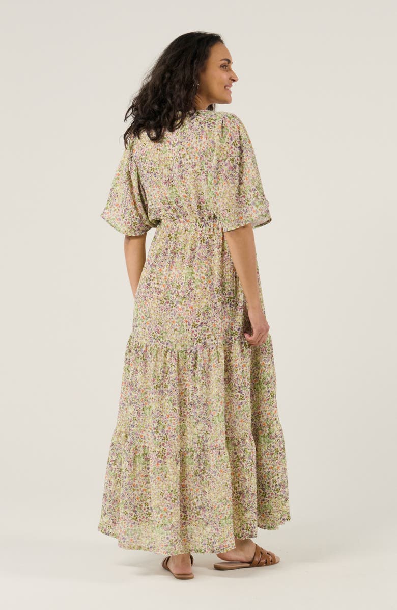 Cache Coeur Maternity and Nursing Maxi Bohemian Dress Juliette, Alternate, color, Multicolor