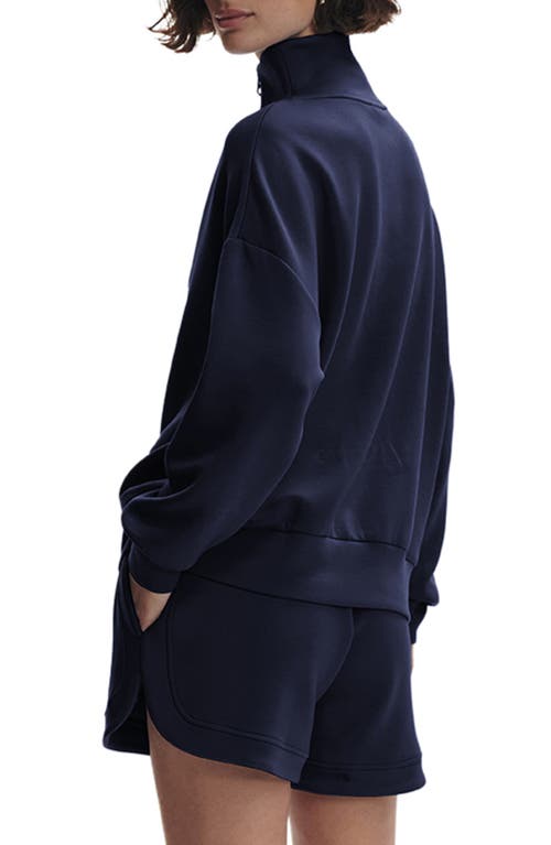 Varley Catherine Half Zip Sweat In Navy In Navy